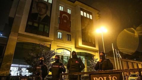 تركيا: استهداف مقر حزب العدالة والتنمية في اسطنبول بقذيفة صاروخية