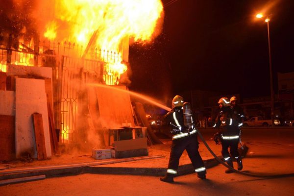 حريق مهول بقاعة العروض المسرحية والسينمائية لـ”تيسمسيلت”