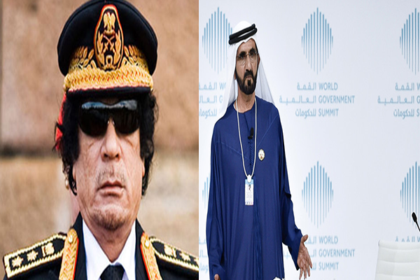 حاكم دبي: القذافي طلب منا بناء “دبي” في ليبيا