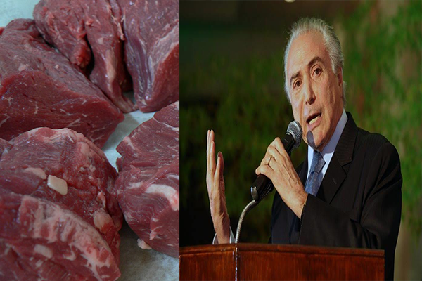 تصدير اللحوم الفاسدة تهدد حكومة الرئيس البرازيلي ميشال تامر