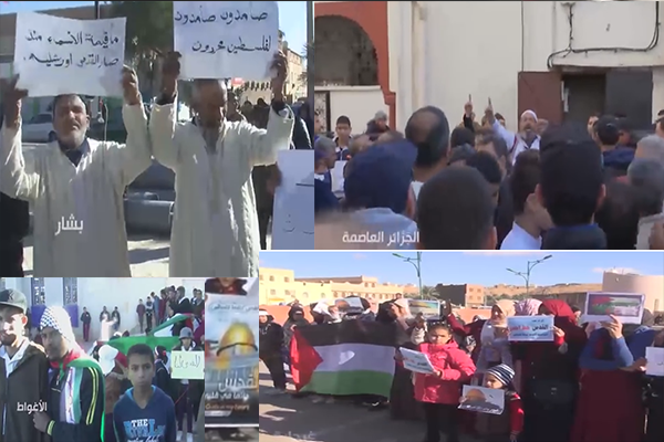 الجزائريون ينصرون القدس وفلسطين