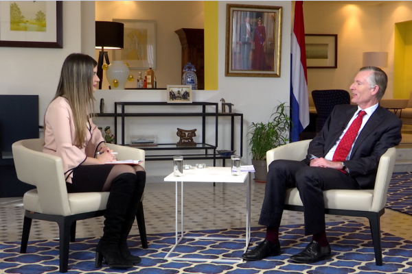 Interview de Robert van Embden Ambassadeur des Pays-Bas à Alger avec Rym Amari Echorouk News