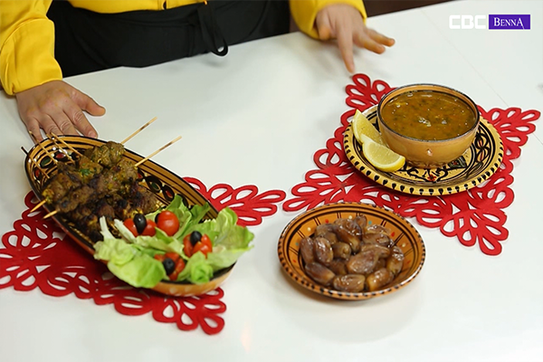 حريرة مغربية وبروشات اللحم