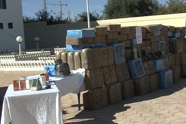 تلمسان: حجز 35 قنطار من المخدرات القادمة من المغرب