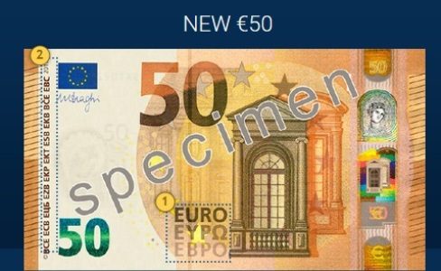البنك المركزي الأوروبي يصدر أوراق نقدية جديدة من فئة 50 €