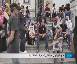 ضحايا الثورة يخرجون للشارع في عز الحملة الانتخابية