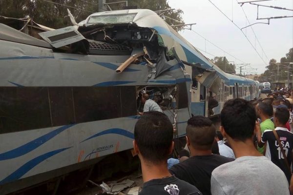أكثر من 100 جريحًا في حادث اصطدام قطارين ببومرداس