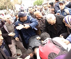 قوات الأمن تجهض إعتصام المقتصدين