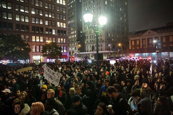 بالصور: تظاهرات في عدد من المدن الأميركية