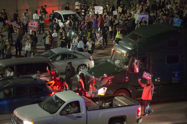 بالصور.. تظاهرات في مدن أميركية ضد ترامب