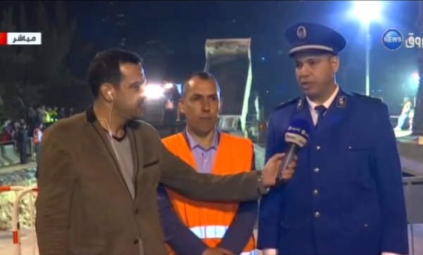 اعادة فتح الطريق الوطني الرابط بين زرالدة ودار البيضاء  فجر الأحد